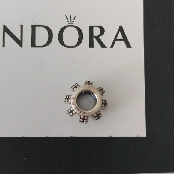 Pandora Retired Sterling Silver Leading Lady Bead with Clear Zirconia - 791115CZ